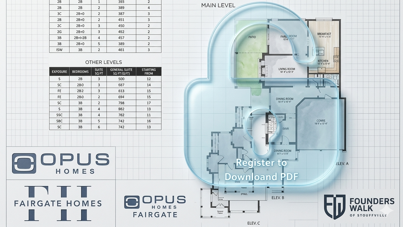 Founder's Walk Floor Plan